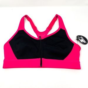 Starter Women's Small Impact Front-Zip Sports Bra